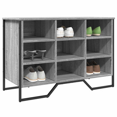 Shoe Bench Old, Hand-Finished Wood Wide & Deep 9 Compartments
