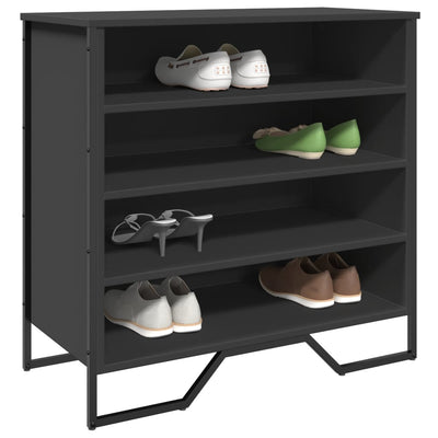 Shoe Bench Old, Hand-Finished Wood Wide & Deep 4 Compartments