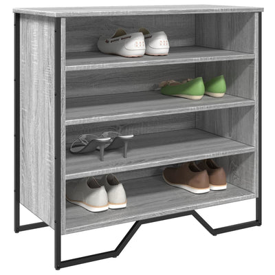 Shoe Bench Old, Hand-Finished Wood Wide & Deep 4 Compartments