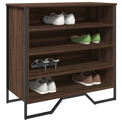 Shoe Bench Old, Hand-Finished Wood Wide & Deep 4 Compartments