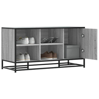 Shoe Bench Old, Hand-Finished Wood Wide & Deep 5 Compartments
