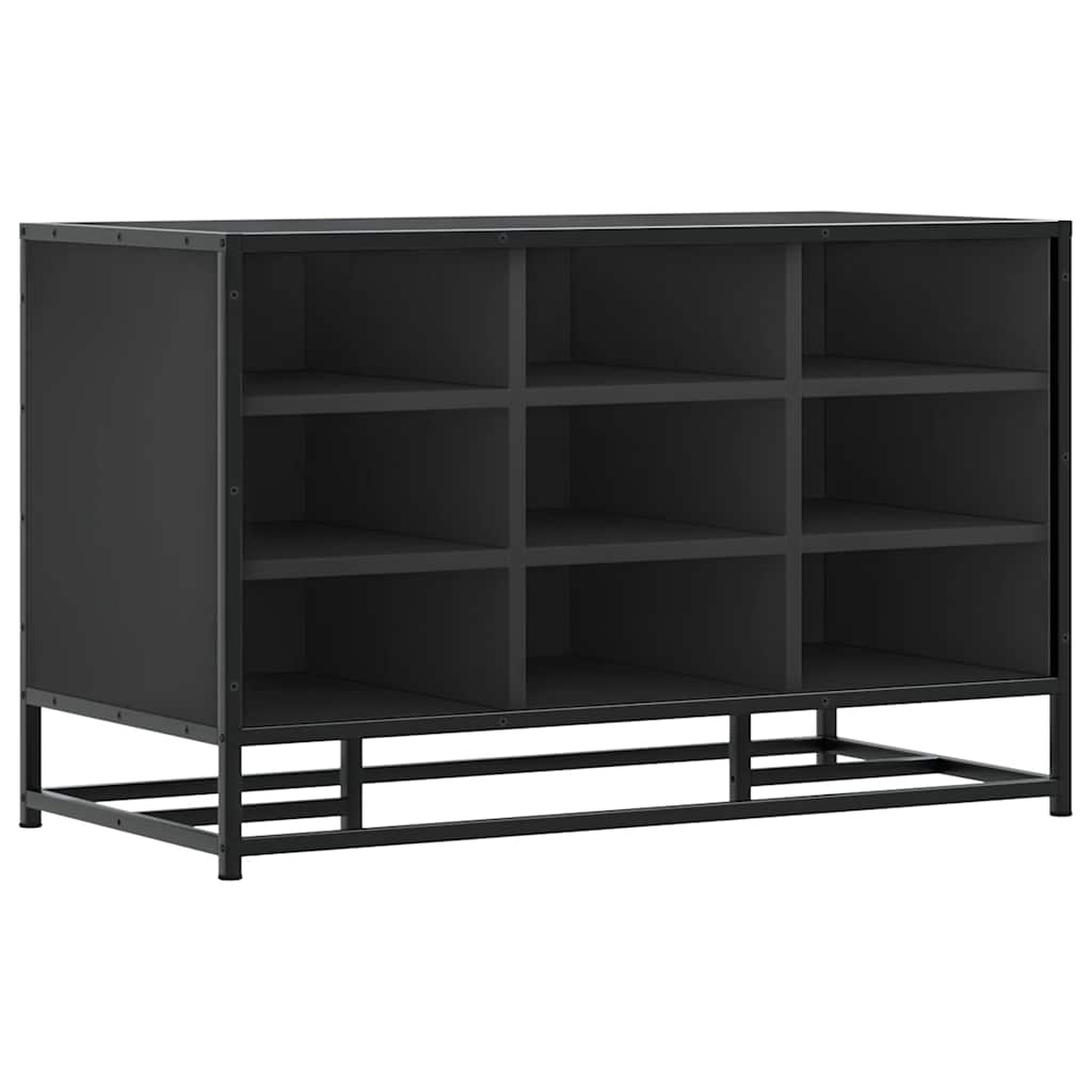 Shoe Bench Old, Hand-Finished Wood Wide & Deep 9 Compartments