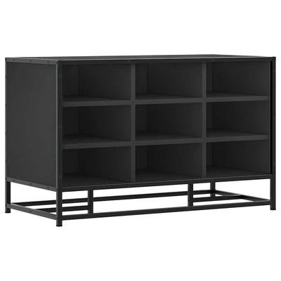 Shoe Bench Old, Hand-Finished Wood Wide & Deep 9 Compartments