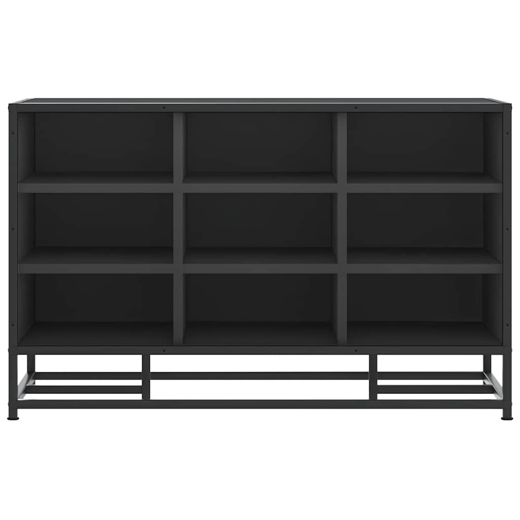 Shoe Bench Old, Hand-Finished Wood Wide & Deep 9 Compartments
