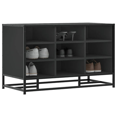 Shoe Bench Old, Hand-Finished Wood Wide & Deep 9 Compartments