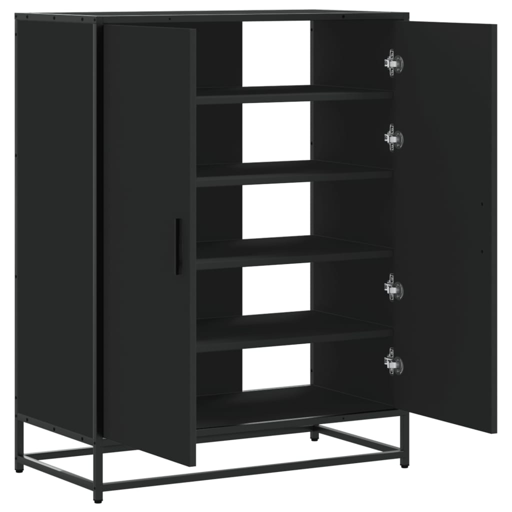 Shoe Cabinet Almond Wood Wide & Deep