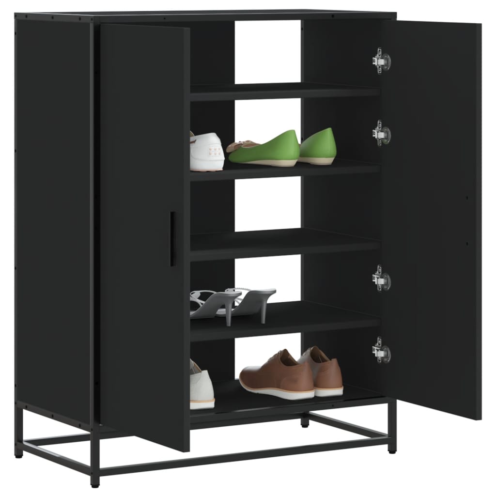 Shoe Cabinet Almond Wood Wide & Deep