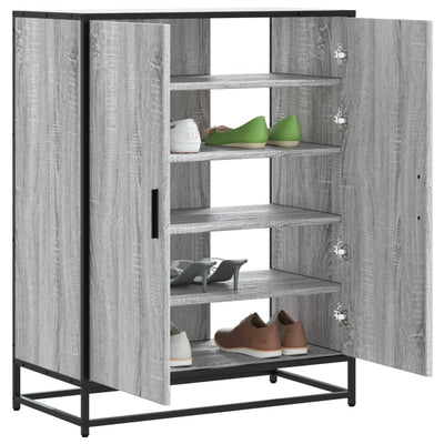 Shoe Cabinet Almond Wood Wide & Deep