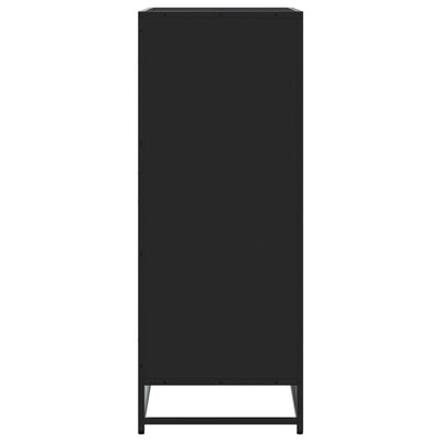 5-Tier Shoe Rack Smoked Wood Medium