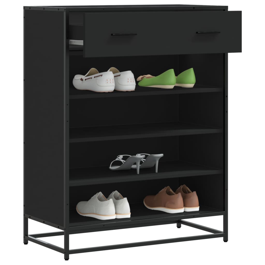 6 Cabinets Natural Oak Shoe Cabinet Medium