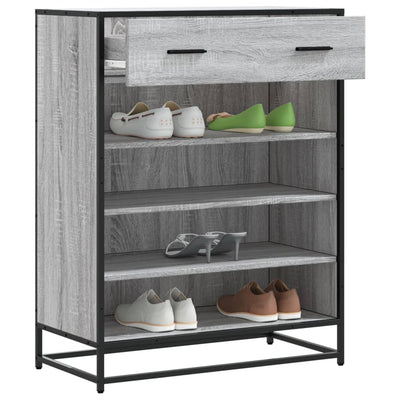 6 Cabinets Natural Oak Shoe Cabinet Medium