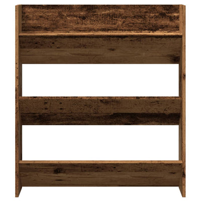 Tone Wall-Mounted Flow Shoe Cabinet Old Pine Medium 3 Vertical Drawers