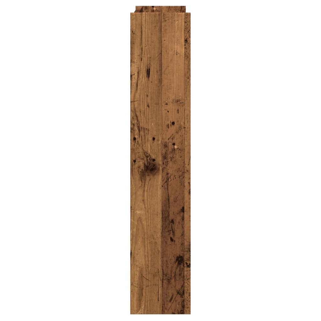 Tone Wall-Mounted Flow Shoe Cabinet Old Pine Medium 3 Vertical Drawers
