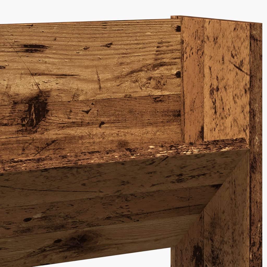Tone Wall-Mounted Flow Shoe Cabinet Old Pine Medium 3 Vertical Drawers