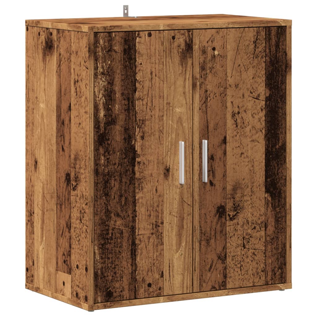 Shoe Cabinet Old, Aritsan Wood Medium 2 Sections