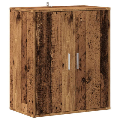 Shoe Cabinet Old, Aritsan Wood Medium 2 Sections