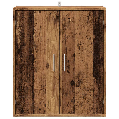 Shoe Cabinet Old, Aritsan Wood Medium 2 Sections