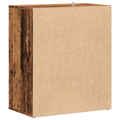 Shoe Cabinet Old, Aritsan Wood Medium 2 Sections