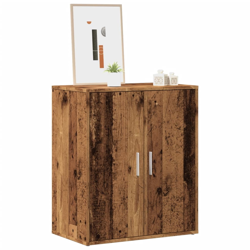 Shoe Cabinet Old, Aritsan Wood Medium 2 Sections