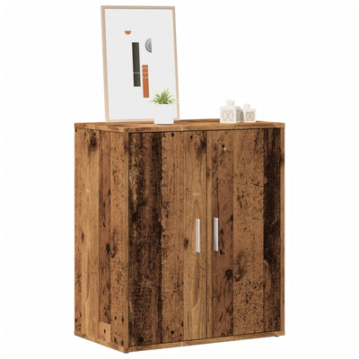 Shoe Cabinet Old, Aritsan Wood Medium 2 Sections