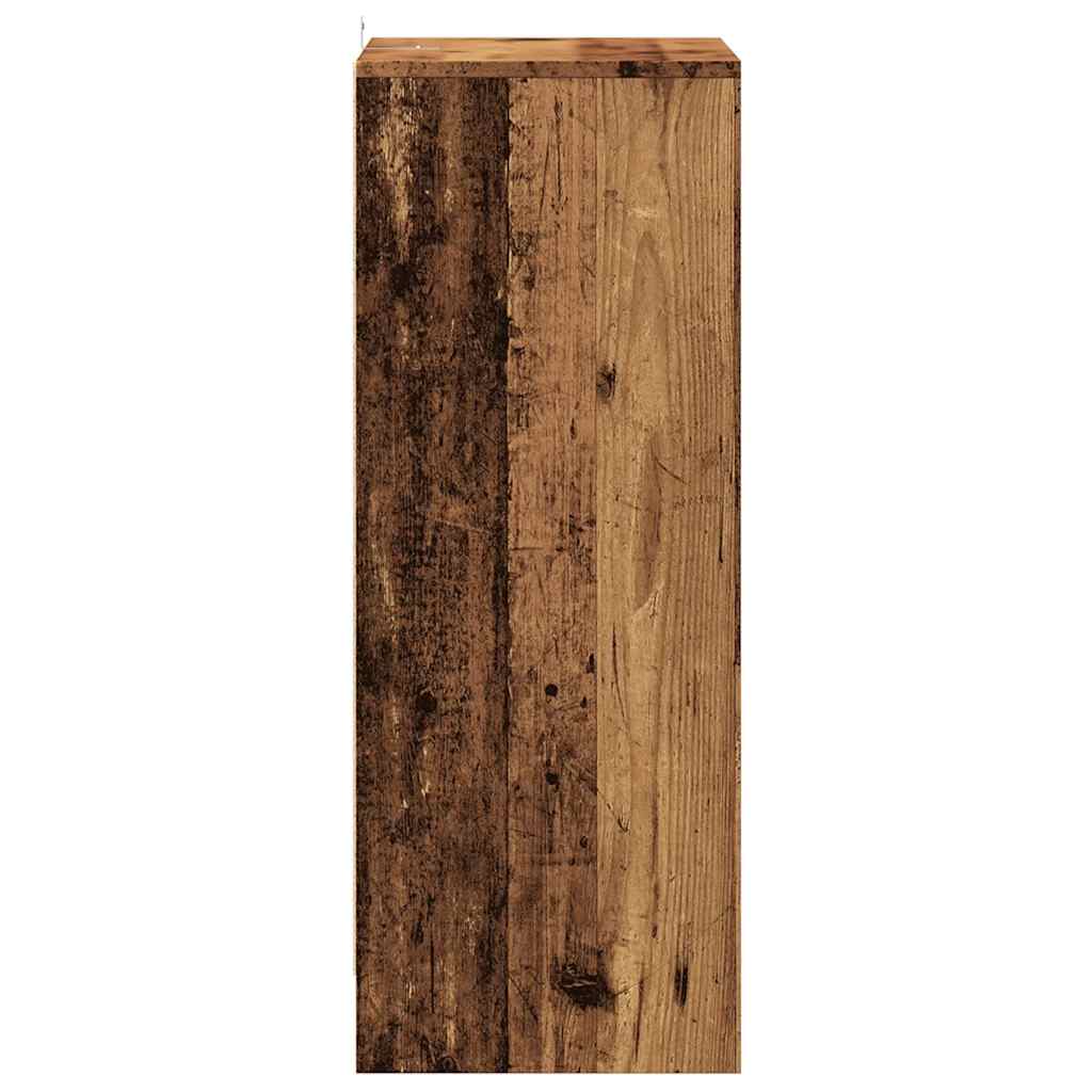 Shoe Cabinet Old, Aritsan Wood Tall 1 Open Section