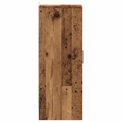 Shoe Cabinet Old, Aritsan Wood Tall 1 Section
