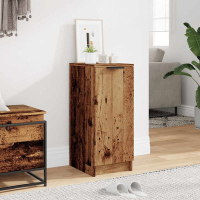 Shoe Cabinet Old, Aritsan Wood Medium 1 Sections