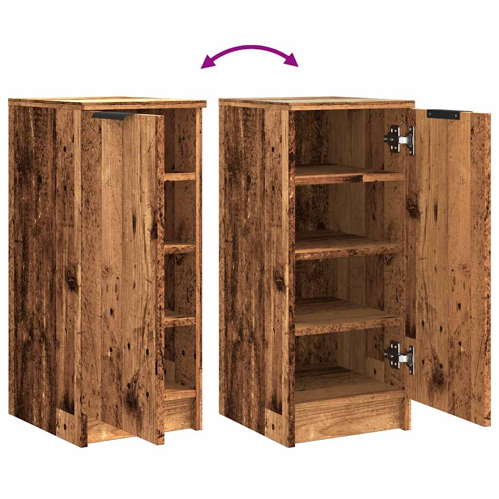 Shoe Cabinet Old, Aritsan Wood Medium 1 Sections