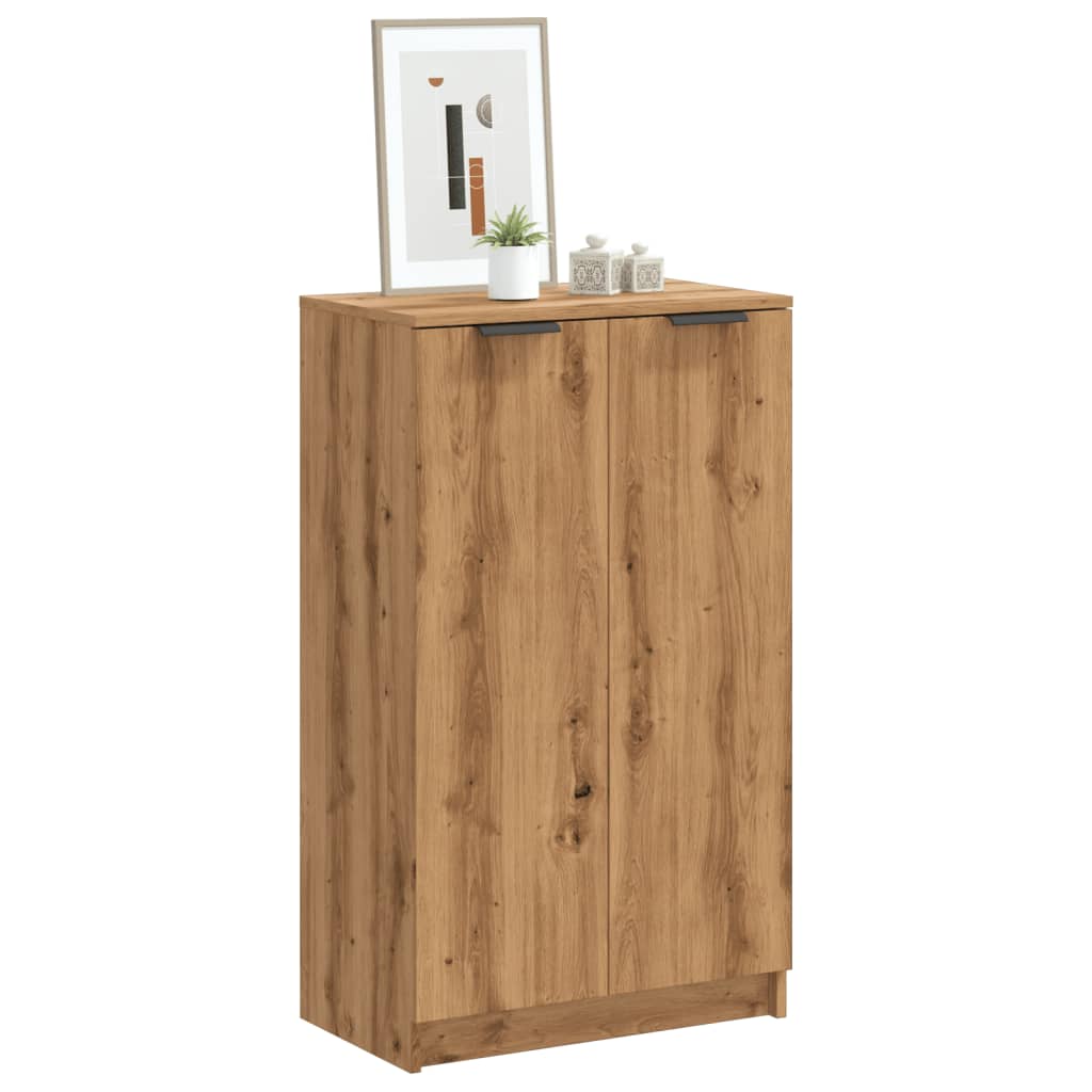 Shoe Cabinet Old, Aritsan Wood Medium 2 Sections