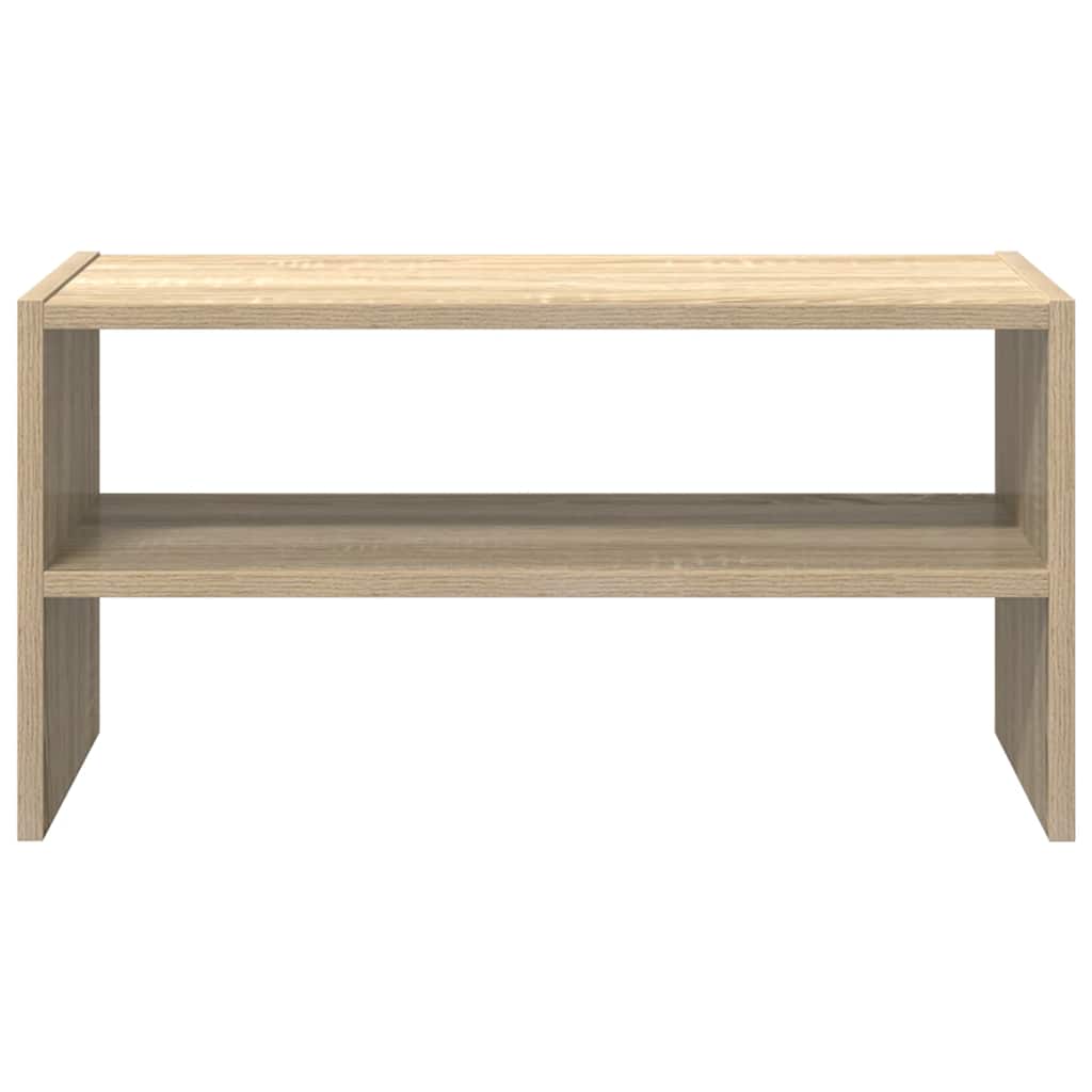 Shoe Rack Sonoma Oak Stackable Small