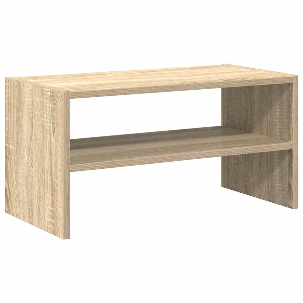 Shoe Rack Sonoma Oak Stackable Small
