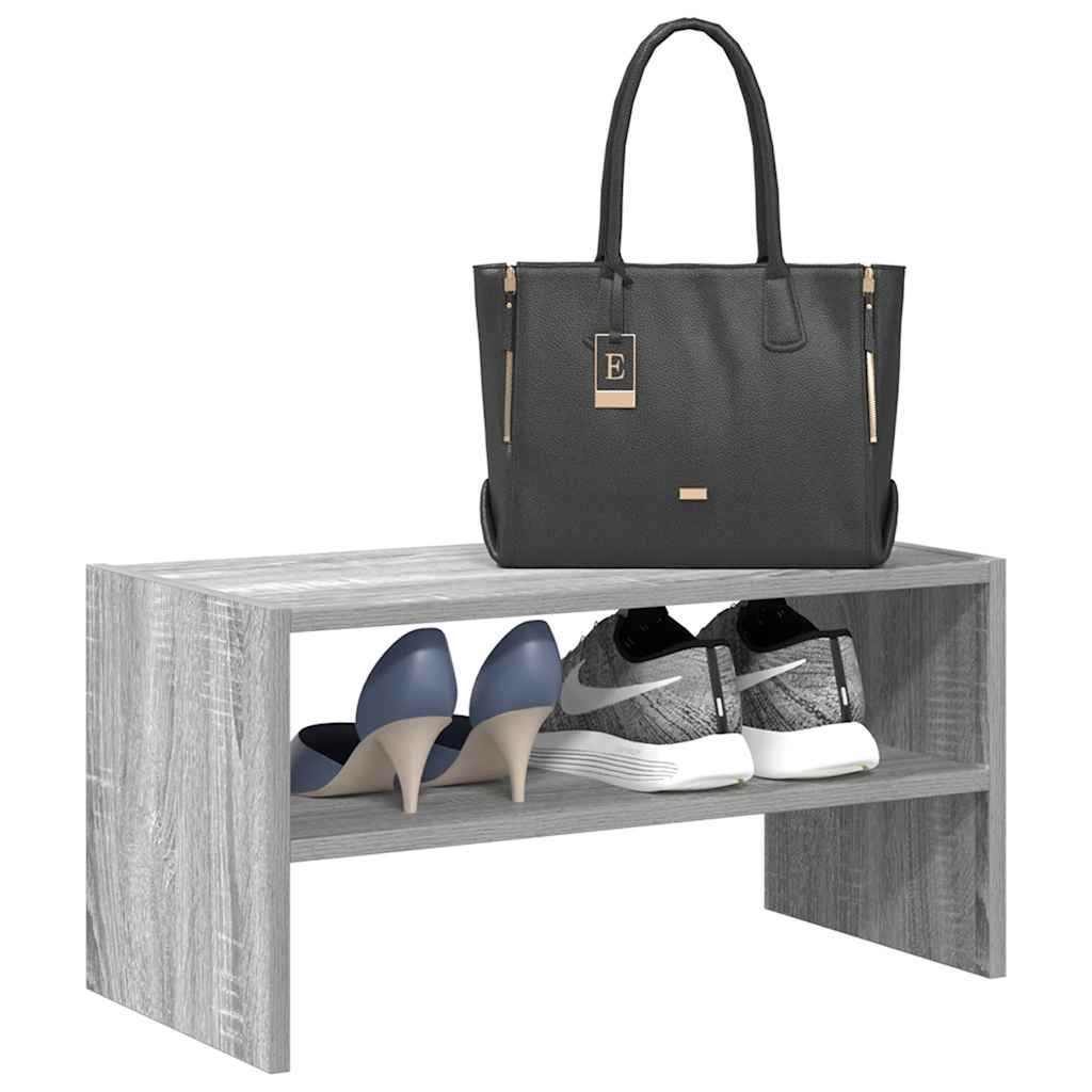 Shoe Rack Sonoma Oak Stackable Small