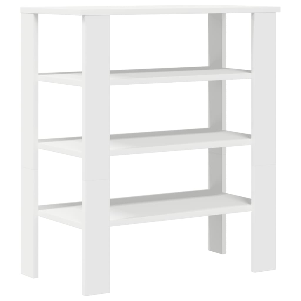 Modern 15 Pair 24" Oak Shoe Rack With 3-Tiers