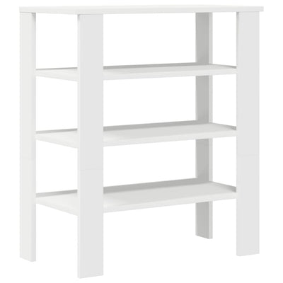 Modern 15 Pair 24" Oak Shoe Rack With 3-Tiers
