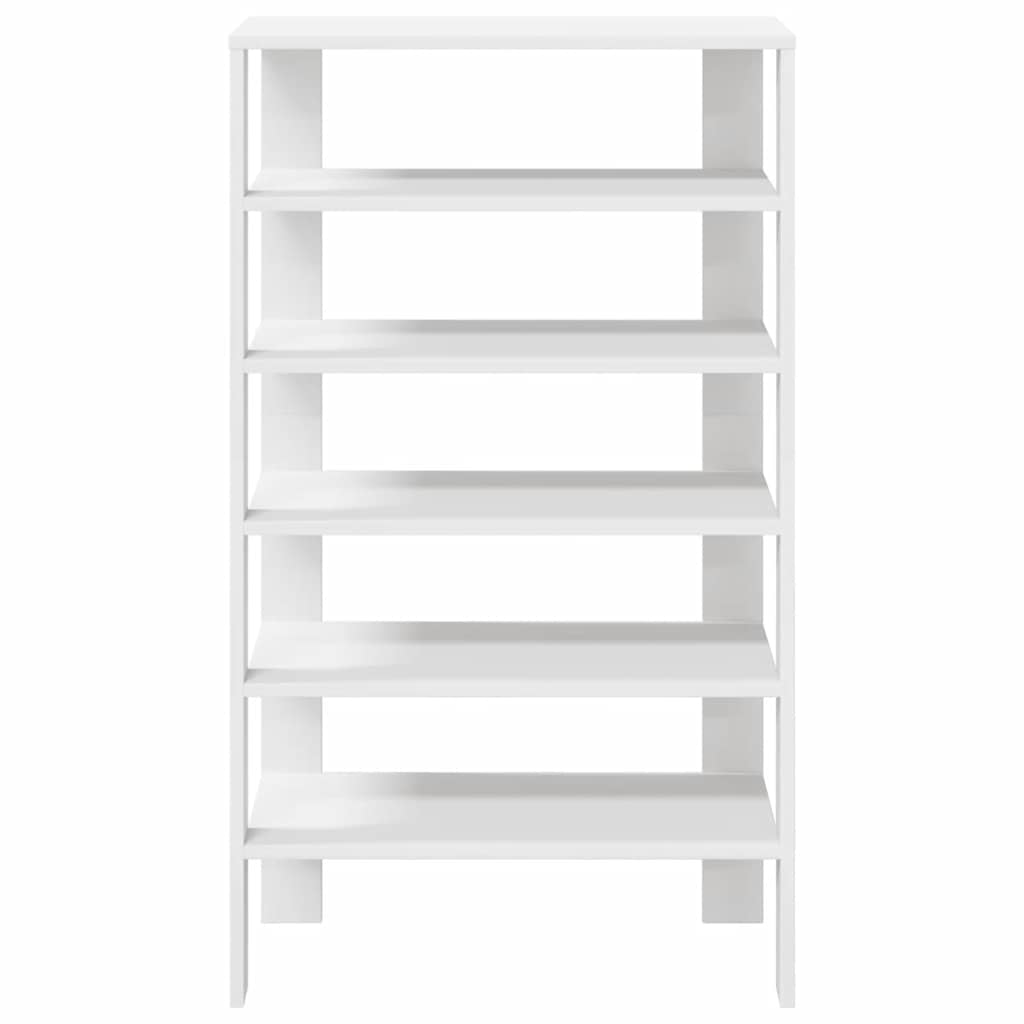 Modern 22 Pair 24" Oak Shoe Rack With 6-Tiers
