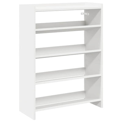 Modern 12 Pair 23" Wooden Shoe Rack With 4-Tiers