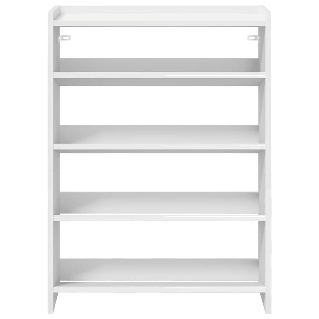 Modern 12 Pair 23" Wooden Shoe Rack With 4-Tiers
