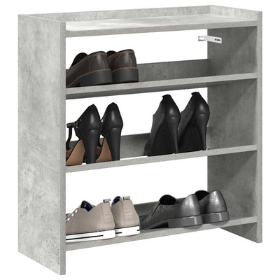 Modern 9 Pair 23" Wooden Shoe Rack With 3-Tiers