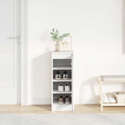 Shoe Cabinet Warm-toned Wood Medium Height 1 Compartment