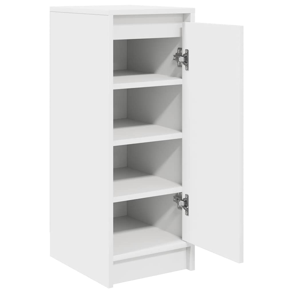 Shoe Cabinet Warm-toned Wood Medium Height 1 Compartment