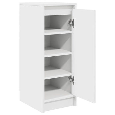 Shoe Cabinet Warm-toned Wood Medium Height 1 Compartment