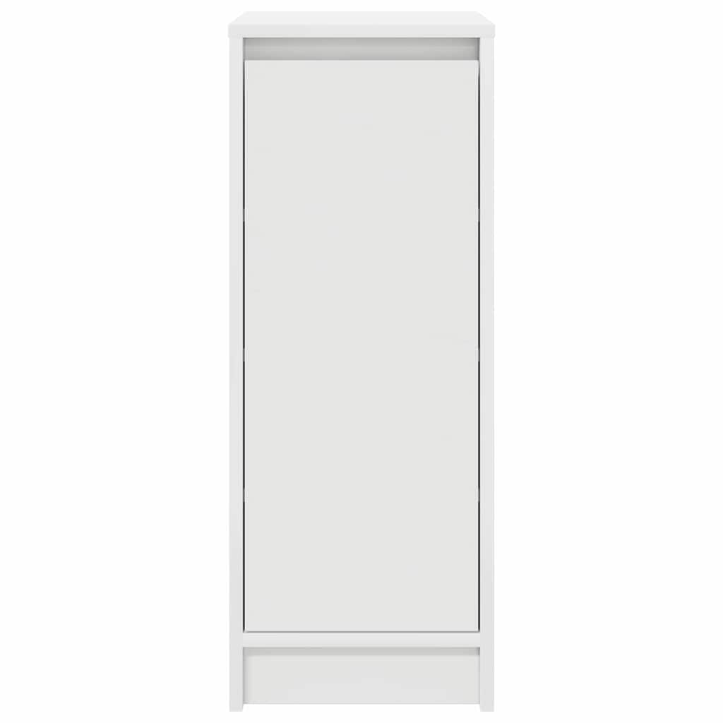Shoe Cabinet Warm-toned Wood Medium Height 1 Compartment