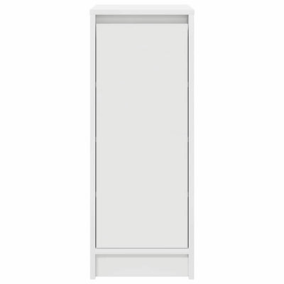 Shoe Cabinet Warm-toned Wood Medium Height 1 Compartment