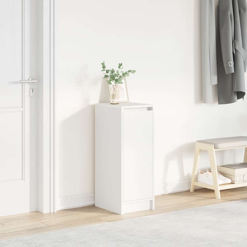Shoe Cabinet Warm-toned Wood Medium Height 1 Compartment