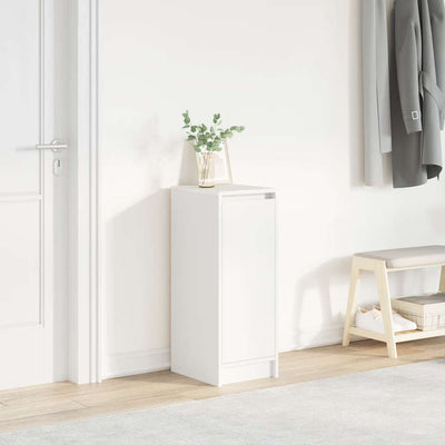 Shoe Cabinet Warm-toned Wood Medium Height 1 Compartment