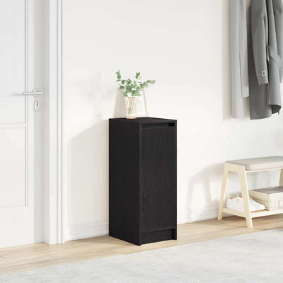 Shoe Cabinet Warm-toned Wood Medium Height 1 Compartment