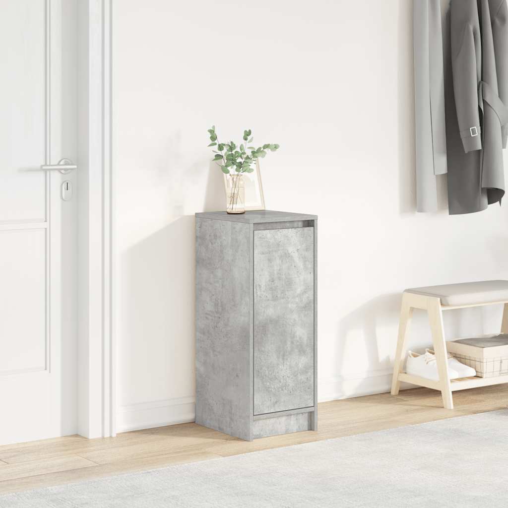 Shoe Cabinet Warm-toned Wood Medium Height 1 Compartment