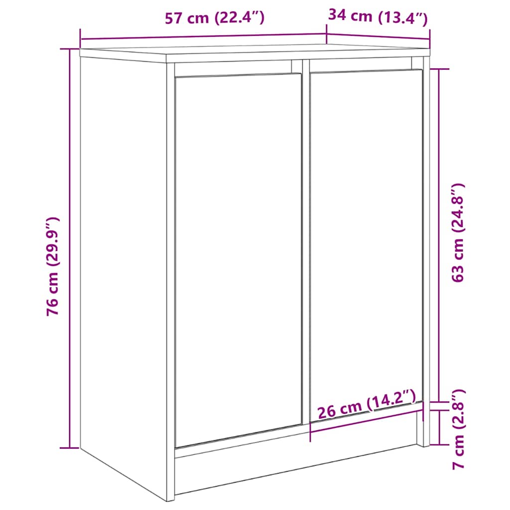 Shoe Rack Black Wood 6 Compartments Tall & Skinny