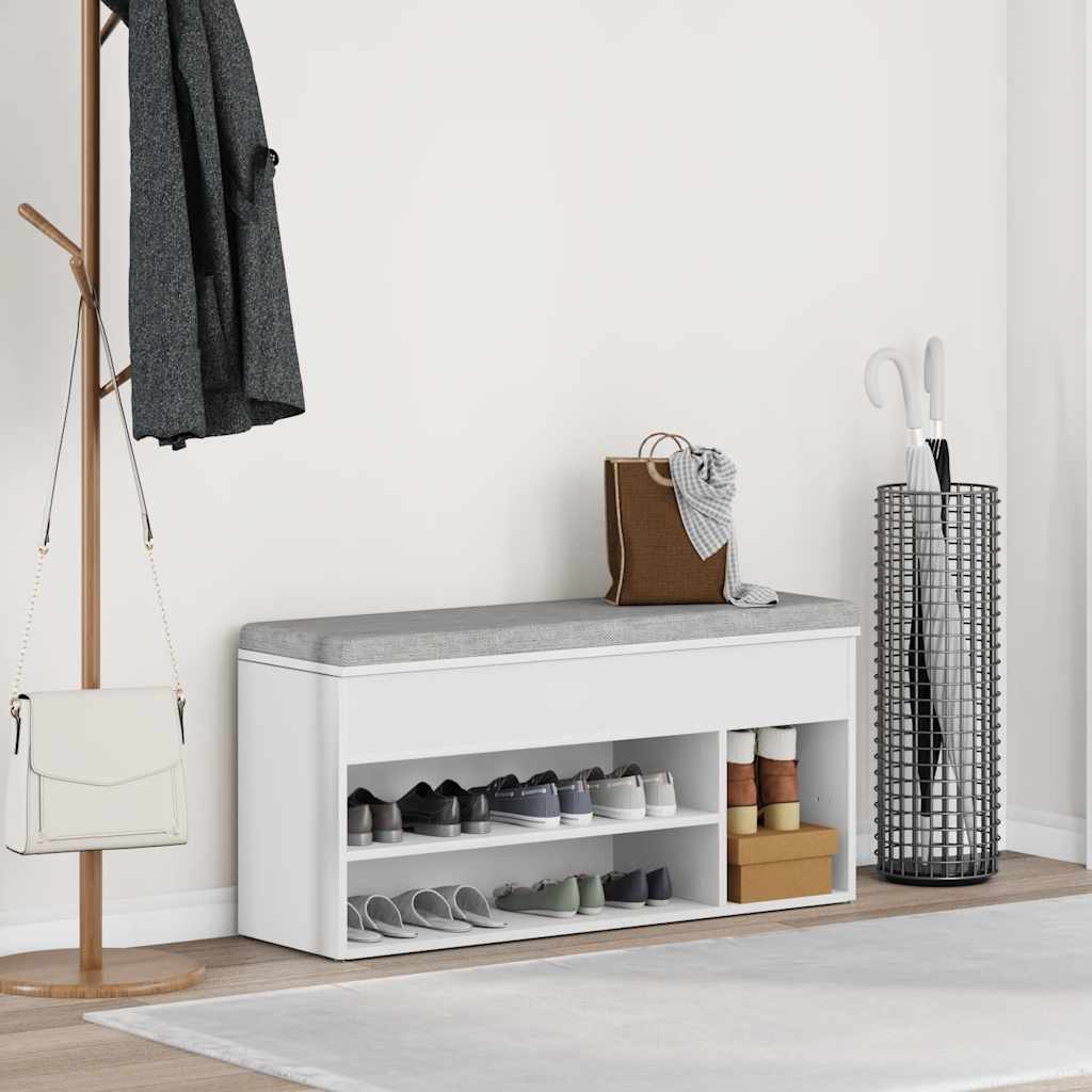 Contemporary Shoe Bench Ashwood Wide & Deep