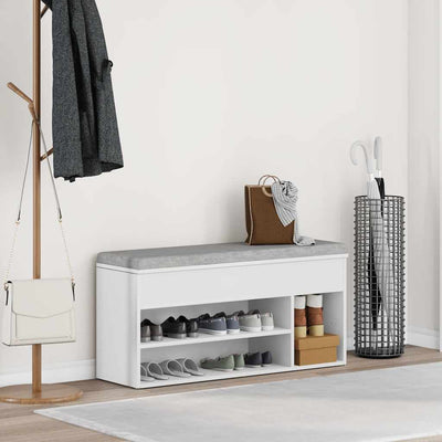 Contemporary Shoe Bench Ashwood Wide & Deep